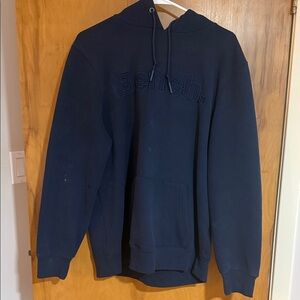 Bench Navy Hooded Pullover Sweatshirt